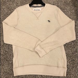Abercrombie & Fitch sweater, size large, cream